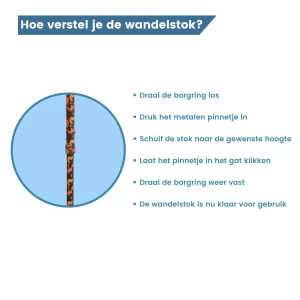 borgring wandelstok