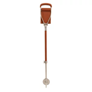 wandelstok met zitje leer extra brede zitting