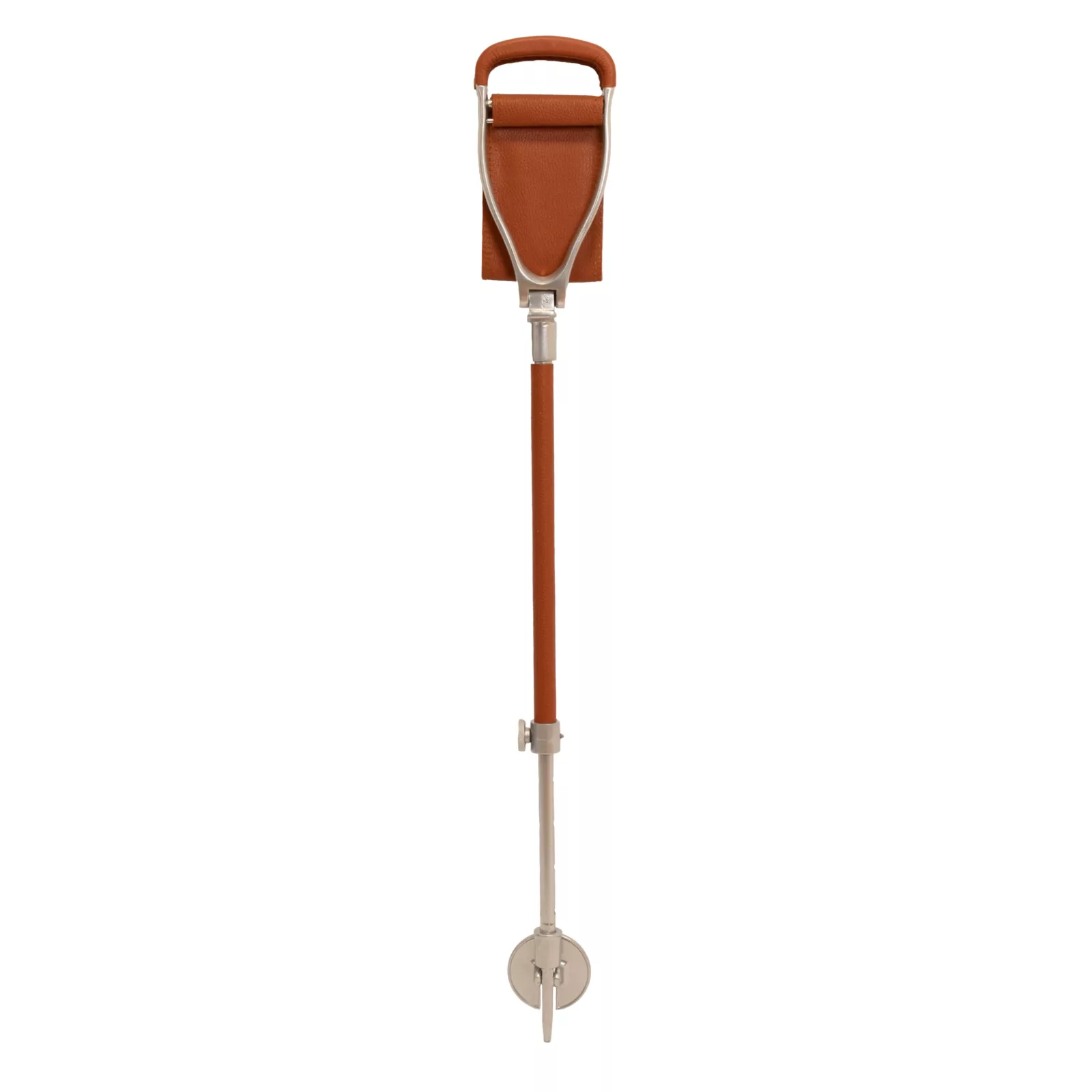 wandelstok met zitje leer extra brede zitting