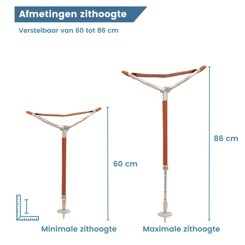 afmetingen zithoogte