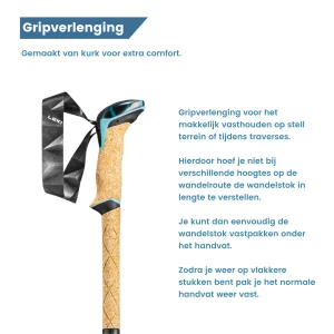 gripverlenging handvat trekking stok cressida