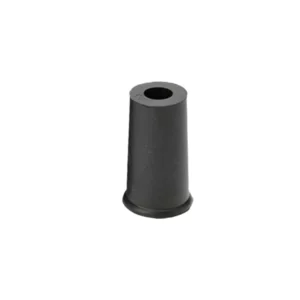 dop wandelstok zwart rond 10 mm