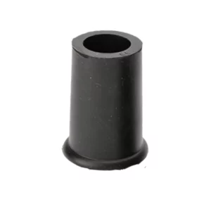 dop wandelstok zwart rond 22 mm