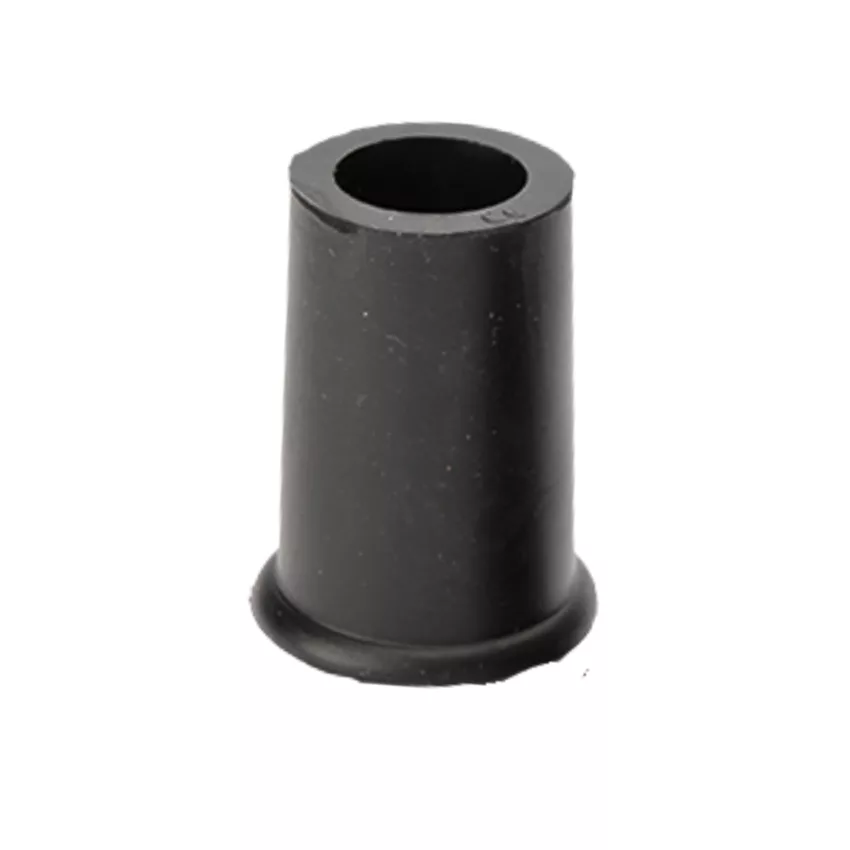 dop wandelstok zwart rond 22 mm