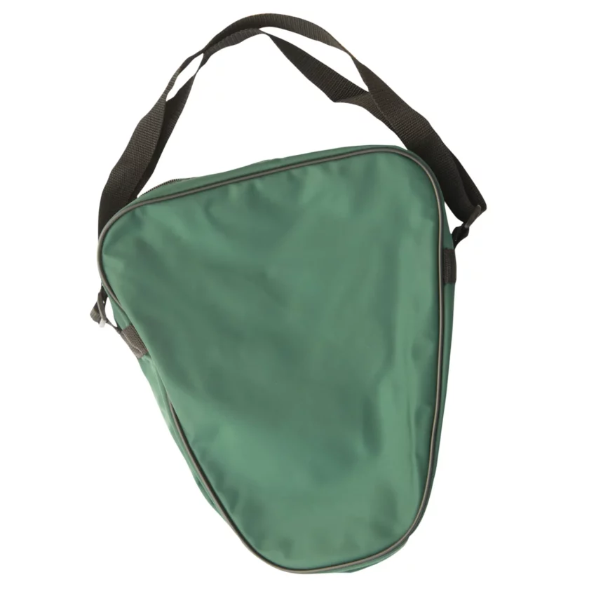 opvouwbare wandelstok met zitje en opbergtas groen