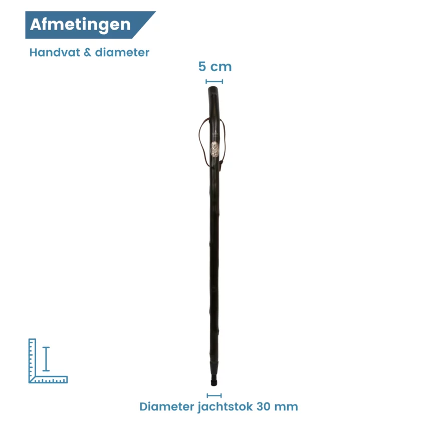 jagersstok afmetingen