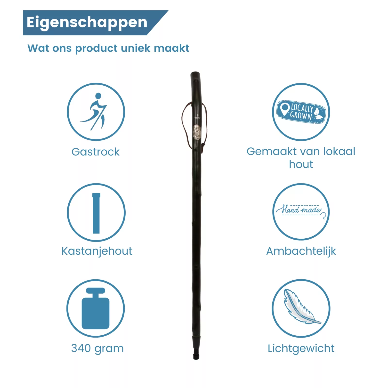 eigenschappen olijfgroen jachtstok