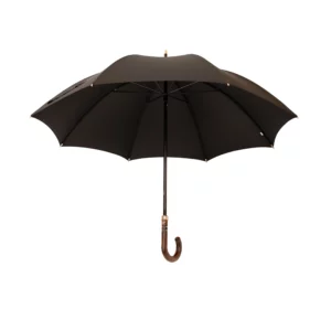 paraplu acaciahout handvat 108 cm doorsnee zwart