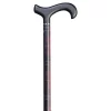 Gastrock Carbon wandelstok - Verstelbaar - Rood - Ruit
