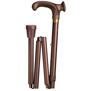 wandelstok ergonomisch opvouwbaar relax-grip linkshandig