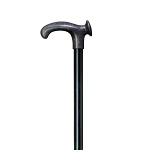 wandelstok ergonomisch zwart met links handvat