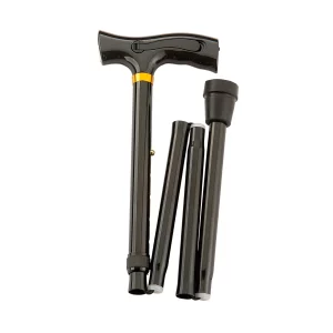 wandelstok opgevouwen met alarm en licht