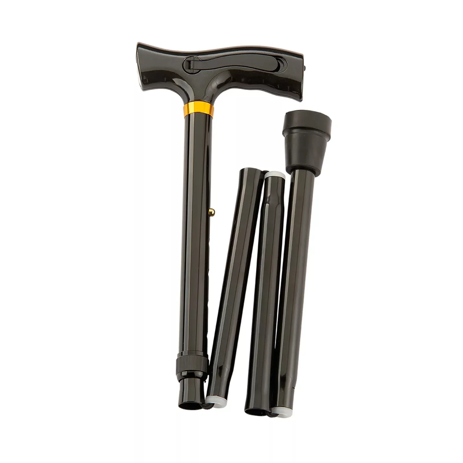 wandelstok opgevouwen met alarm en licht