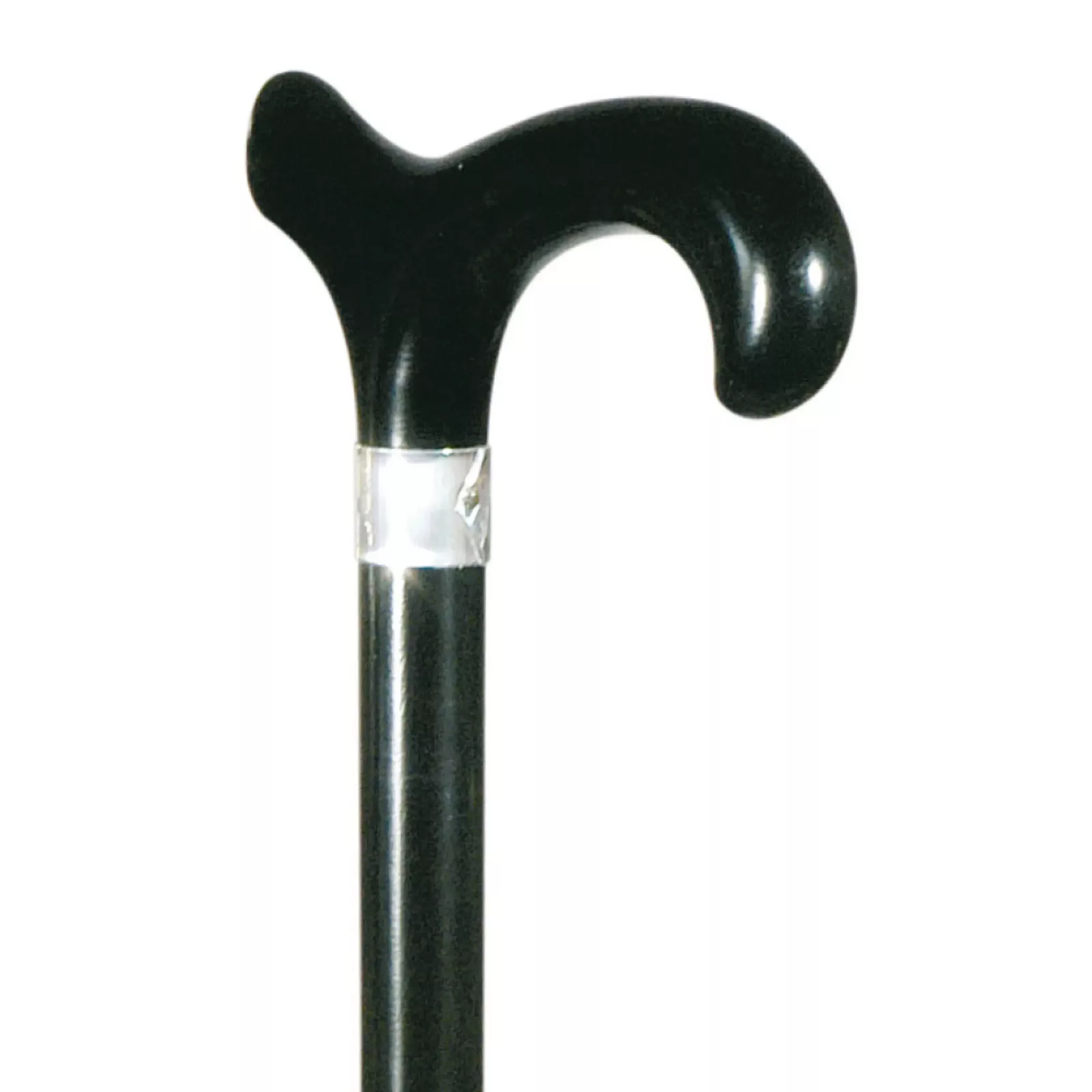 wandelstok van hardhout zwart