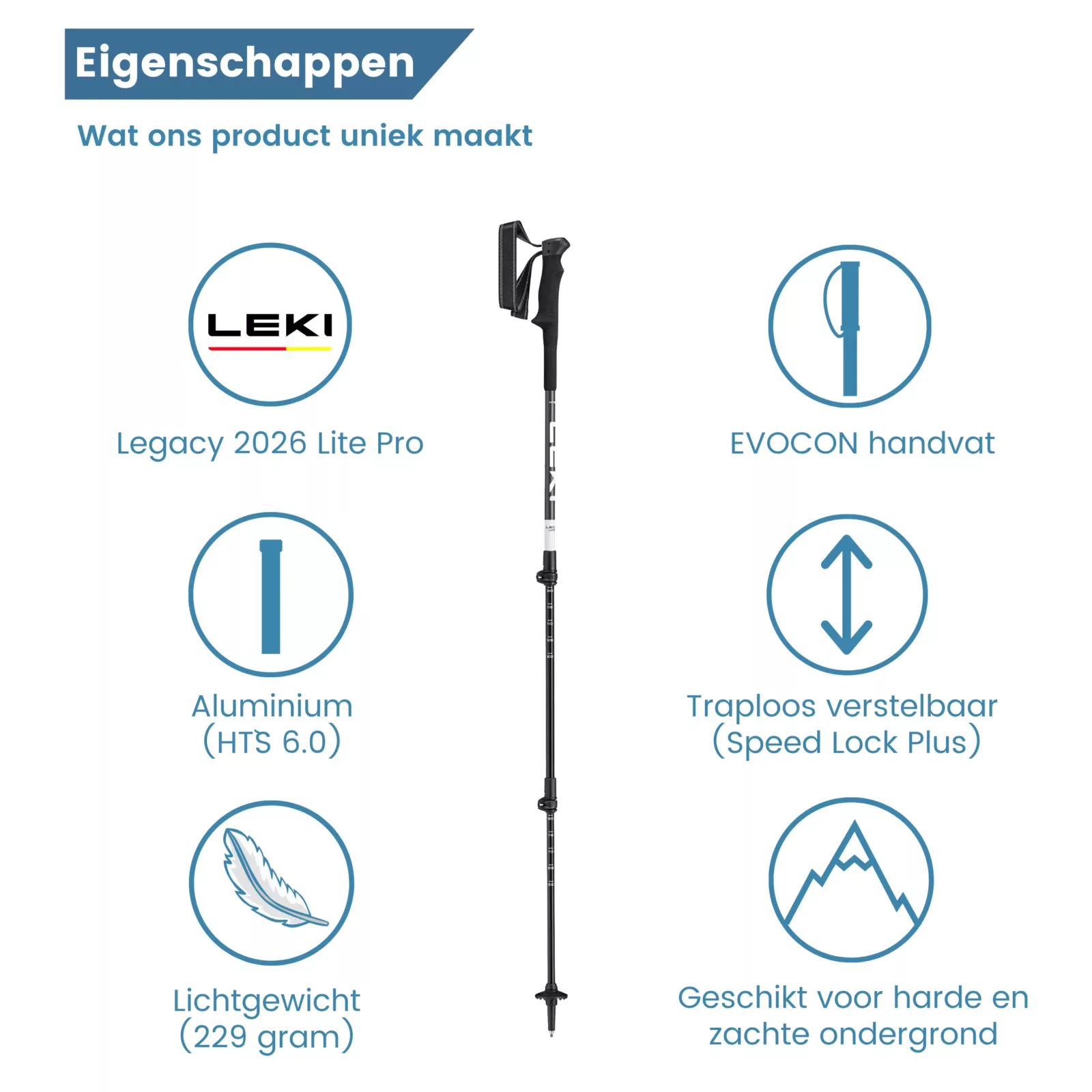 hike stokken legacy 2026 lichtgewicht pro