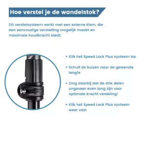hoe verstel je de wandelstokken