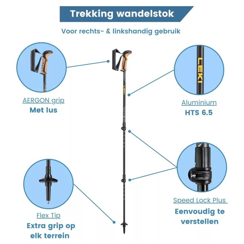 wandelstok voor trek tochten usp