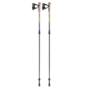 nordic walking stokken spin shark SL zilver met grijs