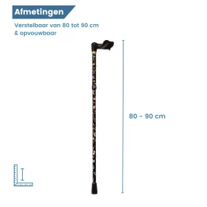 afmetingen wandelstok