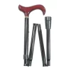 Classic Canes Opvouwbare wandelstok - Bordeauxrood Derby handvat