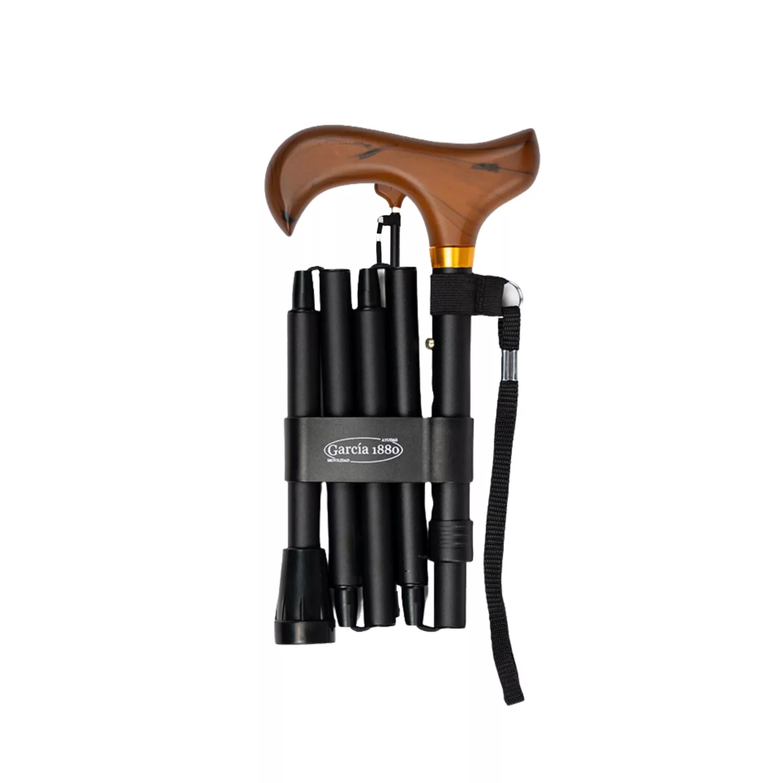 opvouwbare wandelstok incl polsband en opbergtas