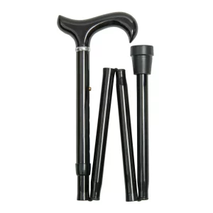 opvouwbare wandelstok xl zwart