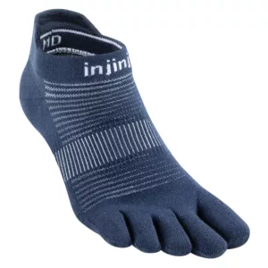 teensokken 40,5 tot 44 run lightweight no show coolmax blauw