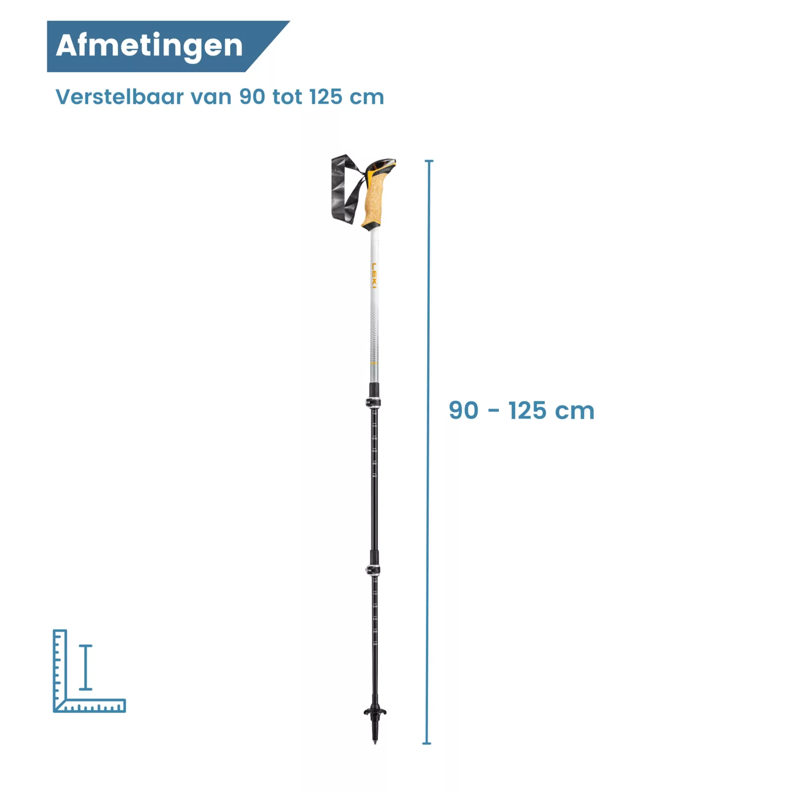 verstelbaar wandelstok