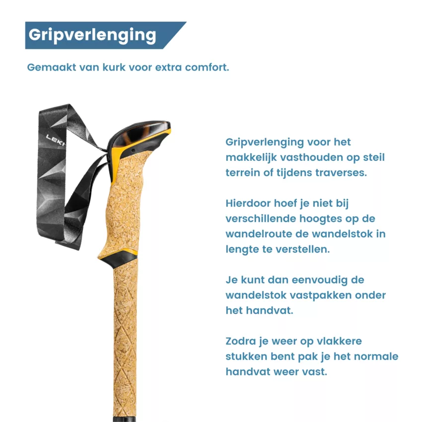 handvat gripverlenging cressida trekkingstokken