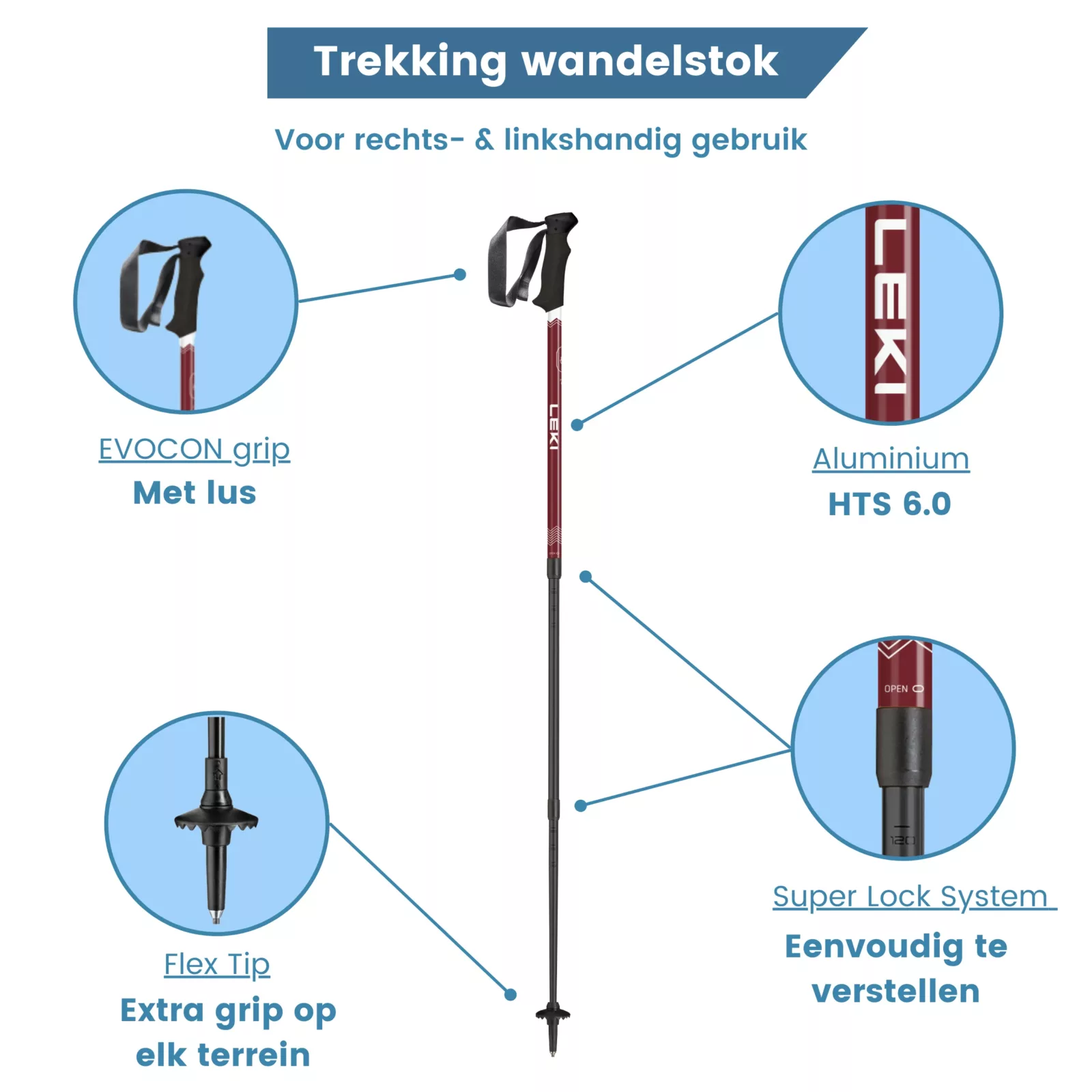 trekkingstok trail use