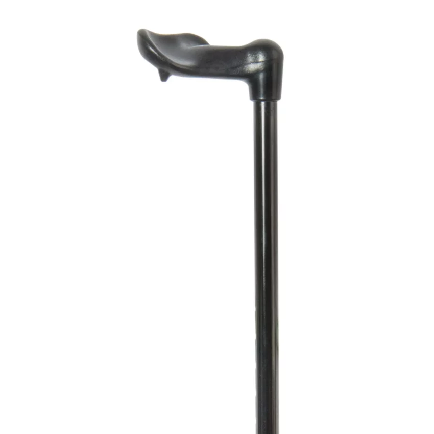 linkshandige wandelstok ergonomisch met schokdemper