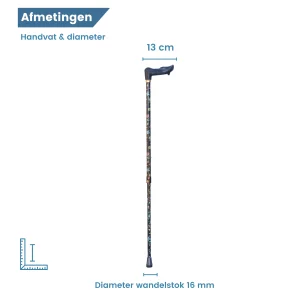diameter wandelstok