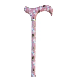 roze wandelstok