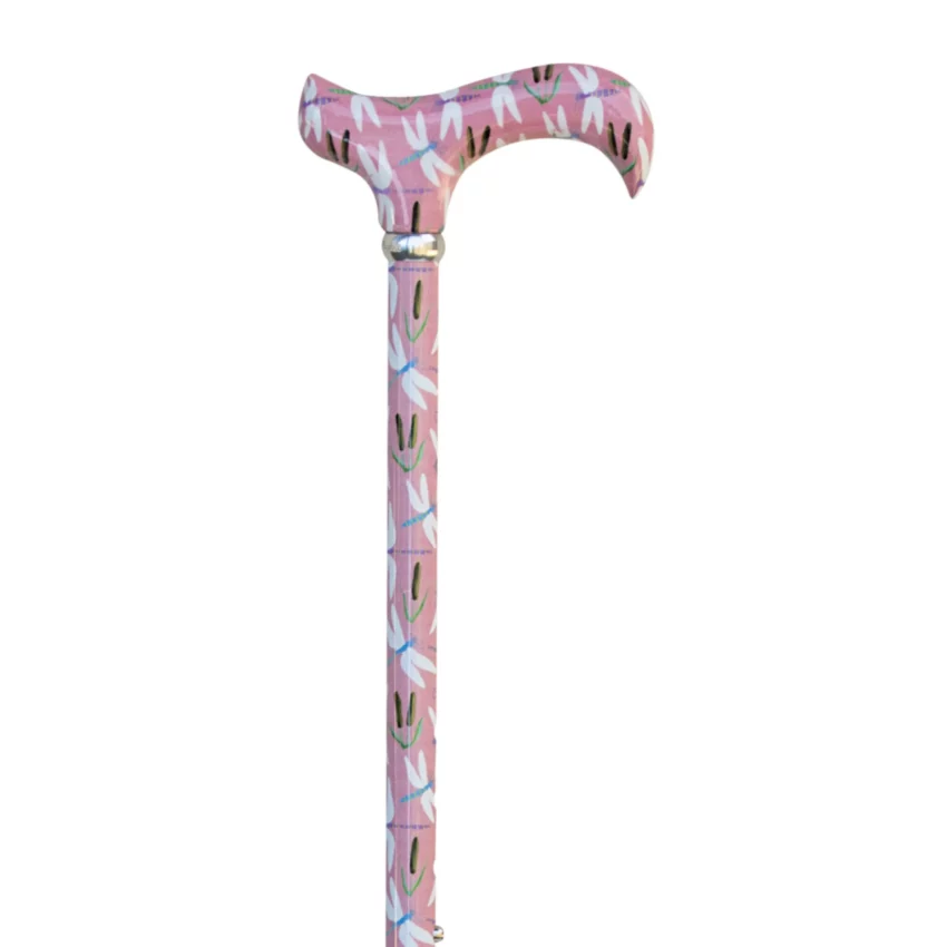 roze wandelstok