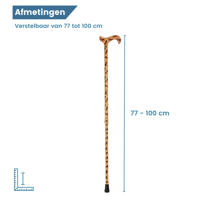lengte wandelstok verstelbaar whistlejacket