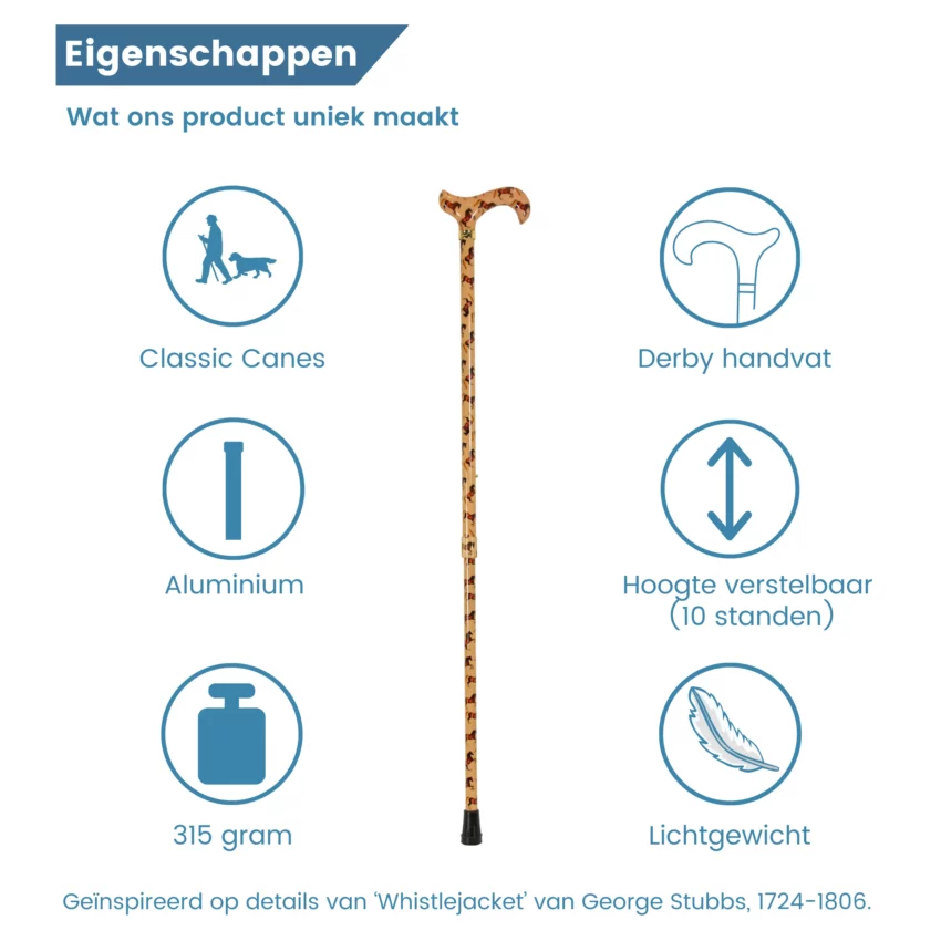 wandelstok eigenschappen paarden