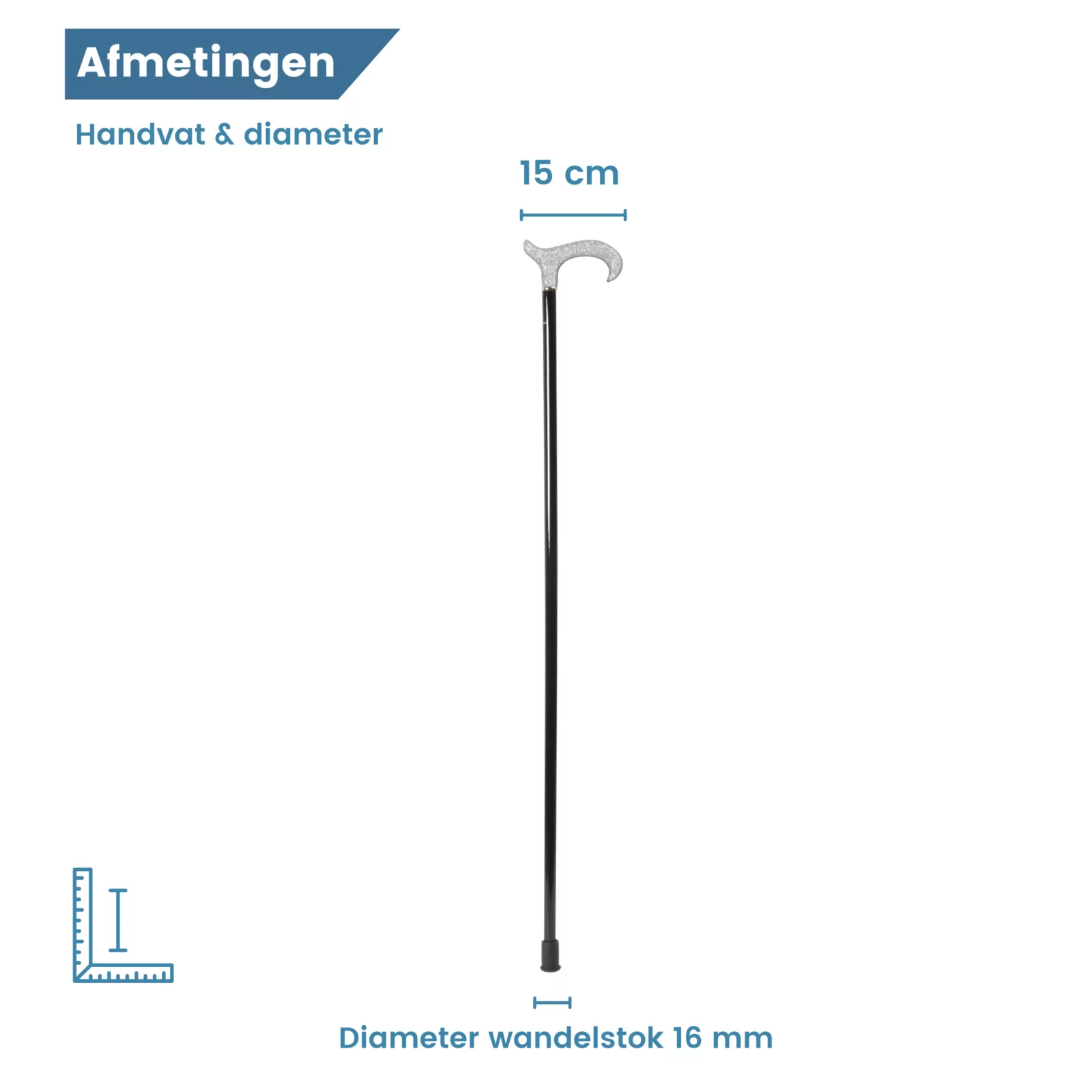 diameter wandelstok