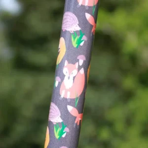 wandelstok boswezens paars print