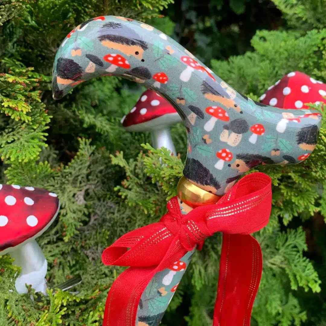 wandelstok egel groen