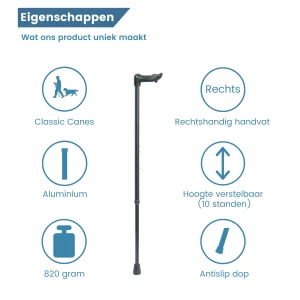 eigenschappen wandelstok