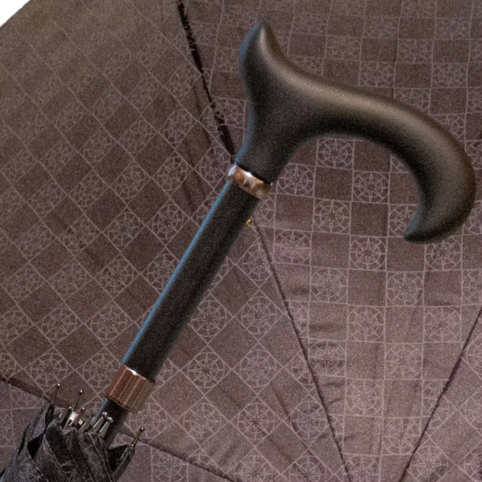 wandelstok paraplu verstelbaar diameter 102 cm