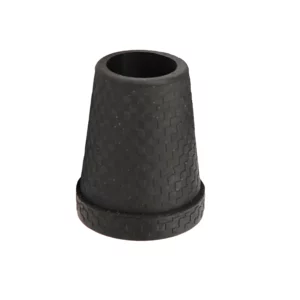 wandelstokdop 16 mm zwart